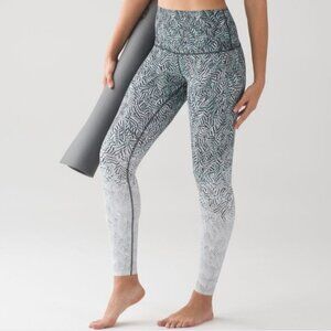 Lululemon Wunder Under High Rise Ombre Dazzle Nulux Leggings